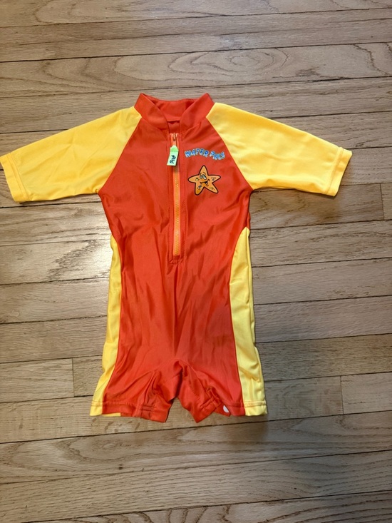 Water Pals Other - Water Pals Baby One Piece Swimsuit | Red & Yellow | Size 6-12 Months